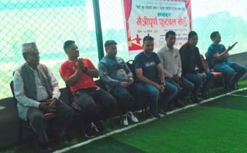कोहलपुरमा ग्रासरुट मैत्रीपूर्ण फुटबल 